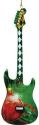 Guitar Mania 12082 Red and Green Electric Guitar Ornament