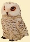 Pot Bellys PBZOW3 Snowy Owl