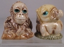 Pot Bellys PBZSPEO Elephant and Orangutan Salt and Pepper