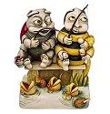 Harmony Kingdom RW00BB Byron and Bumbles Royal Watch