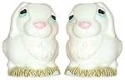 Harmony Kingdom SPRA Rabbits Salt and Pepper Shakers