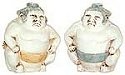 Harmony Kingdom SPSW Sumo Wrestler Salt and Pepper Shakers