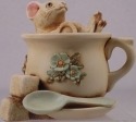 Harmony Kingdom TJDLMI4-2 Belle Helene Mouse in Cup Version Version 2