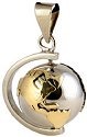 Chiming Spheres 20EGTAH Small Pendant with Earth on Axis