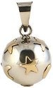 Chiming Spheres 20MSGTH Brass Moon and Stars Pendant
