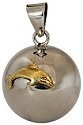 Chiming Spheres 25DLGTH Large Pendant with Brass Dolphins