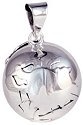 Chiming Spheres 25ESTH Large Pendant with Silver Earth