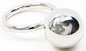 Chiming Spheres LRT Loop Rattle in Silver