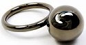 Chiming Spheres LRTB Loop Rattle in Black Hematite