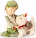 Heart of Christmas 4038665 Elf with Dog