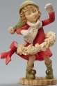 Heart of Christmas 4046837 Figurine Elf with Wreath