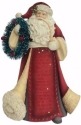 Heart of Christmas 4057645 Santa with Wreath