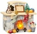 Heart of Christmas 4057650 Fireplace Lighted