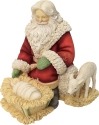 Heart of Christmas 6001372 Santa with Baby Jesus