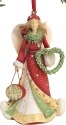 Heart of Christmas 6001393 Deck the halls Angel ornament