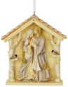 Heart of Christmas 6003911 Woodland Ornament nativity