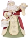 Heart of Christmas 6006522 Santa filling stocking Figurine