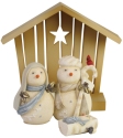 Heart of Christmas 6006537 Snowman Nativity Set Figurine