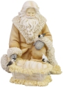 Heart of Christmas 6006538 Woodland Santa with Baby Figurine