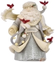 Heart of Christmas 6006539 Santa W- Flying Cardinal Figurine