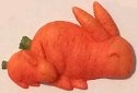 Home Grown 4009137CRI Carrot Rabbits Magnet