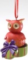 Home Grown 4023594 Apple Owl Ornament