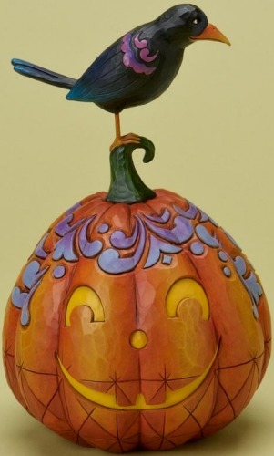 Jim Shore Two Faced Jack 2-Sided Pumpkin 4021134 