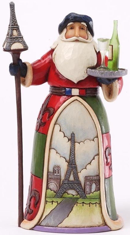 Jim Shore 4034366 French Santa Figurine