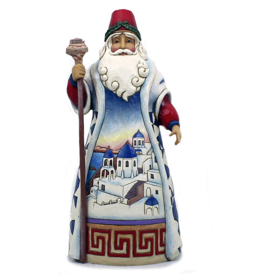 Jim Shore 4041069 Grecian Santa Figurine