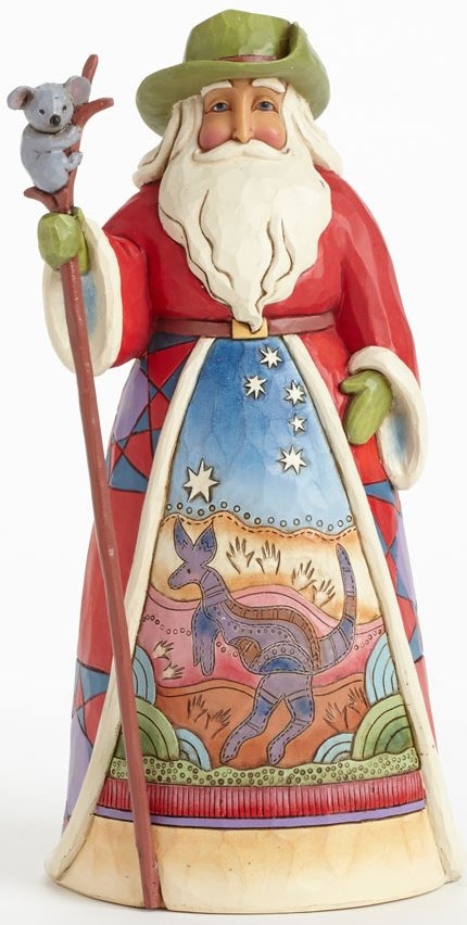 Jim Shore 4041070 Australian Santa Figurine