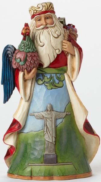 Jim Shore 4046767 Brazilian Santa Figurine
