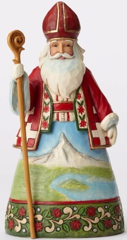 Jim Shore 4053711 Swiss Santa Figurine