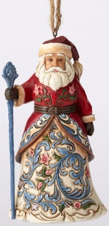 Jim Shore 4053839 Norwegian Santa Ornament
