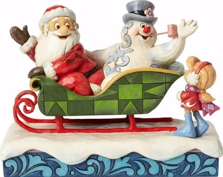 jim shore santa and sleigh