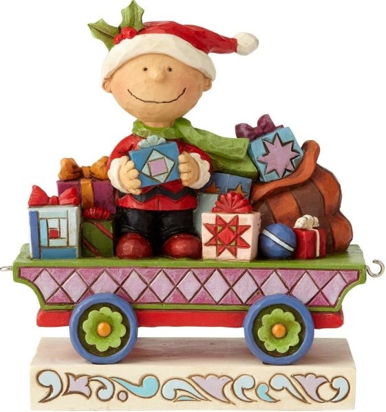 Jim Shore Peanuts 6000988i Christmas Train 2