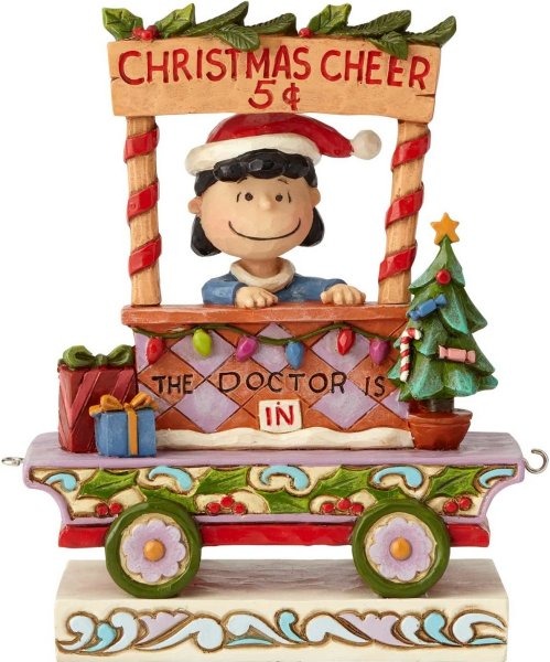 Peanuts by Jim Shore 6000991i Lucy Van Pelt Christmas Train 5