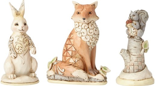 woodland animal figurines