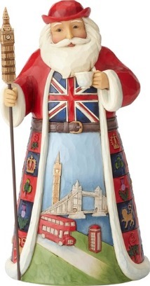 Jim Shore 6001452 British Santa Figurine