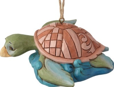 Jim Shore 6001532 Coastal Sea Turtle Ornament