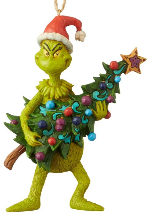 Jim Shore Grinch 6004069 Grinch and Tree Ornament