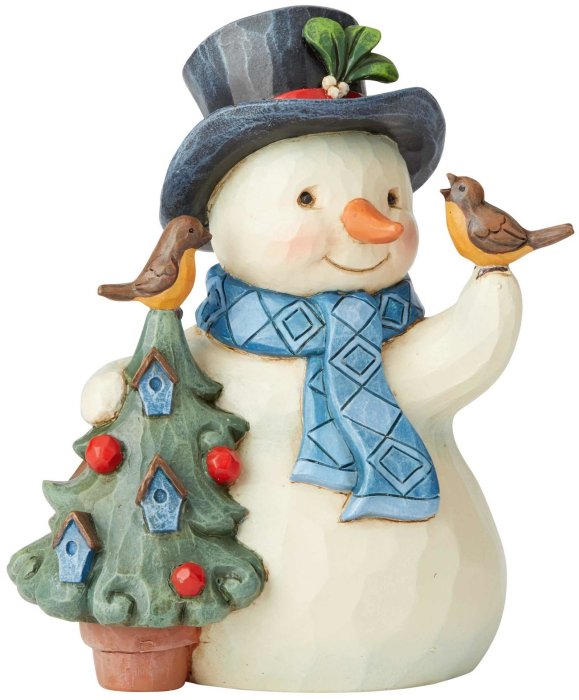 Jim Shore 6004289i Snowman Pint Size Figurine
