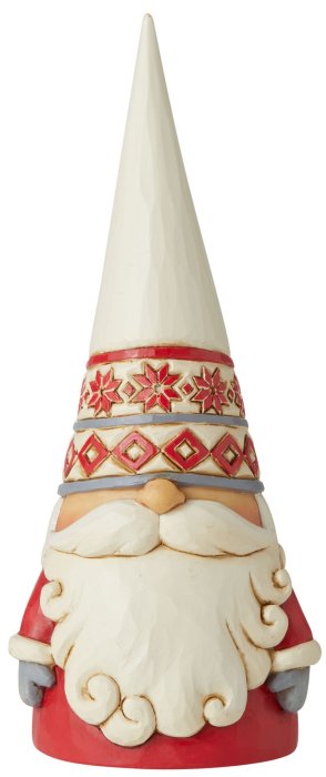 Jim Shore 6006622i White Snowflake Hat Gnome Figurine