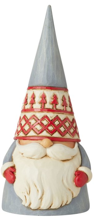 Jim Shore 6006624 Gray Trees Hat Gnome Figurine