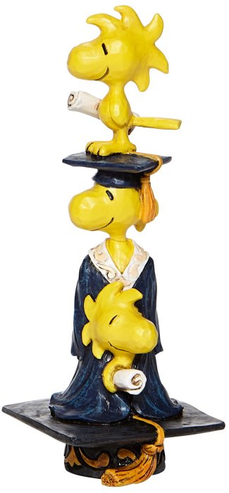 Peanuts by Jim Shore 6007964 Mini Woodstock Graduation Figurine