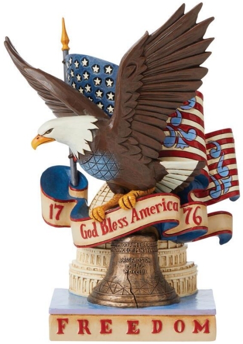 Jim Shore 6008791 Patriotic Freedom Figurine