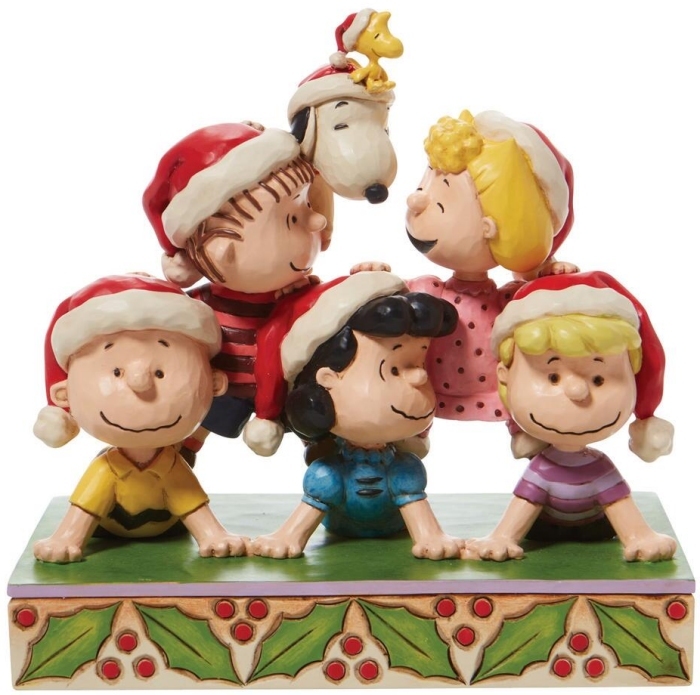 Peanuts by Jim Shore 6008953 Peanuts Holiday Stacking Figurine