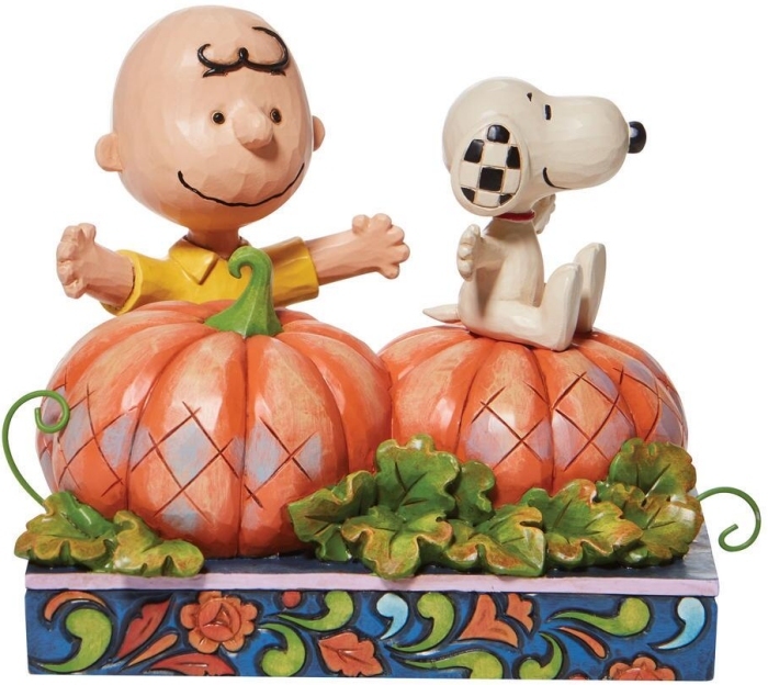 Jim Shore Peanuts 6008962 Charlie Brown and Snoopy Figurine