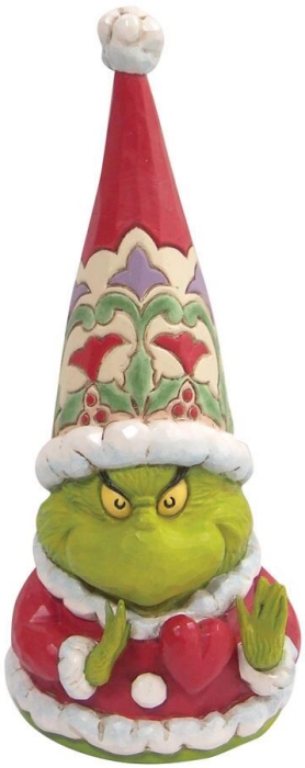 Jim Shore 6009200i Grinch Gnome with Large Heart