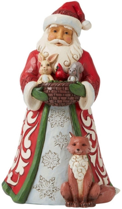 Jim Shore 6009691N Santa With Animals Figurine