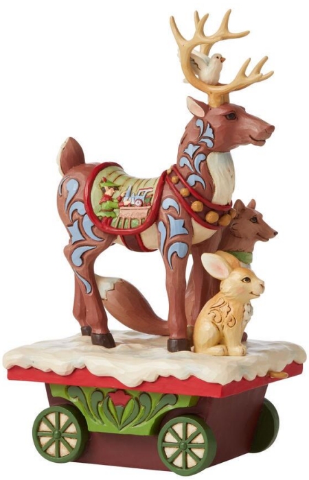 Jim Shore 6009695 Reindeer & Animals Figurine